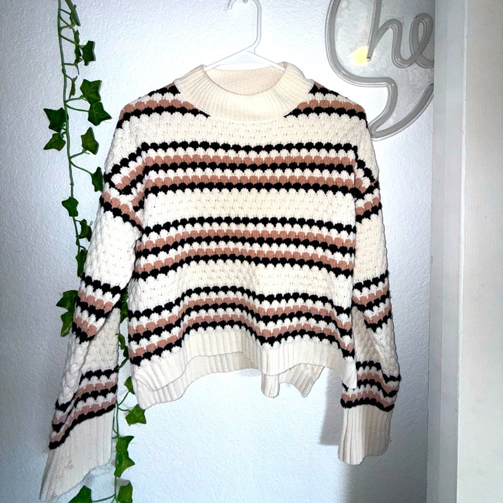 Allison + Zoe Striped Sweater – Size M